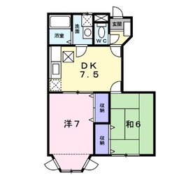 グレイスレジデンス曽根の物件間取画像